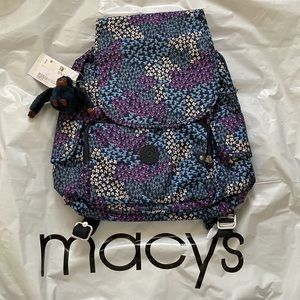 Kipling backpack, new in bag. Multi color. 14x10.5x7D.